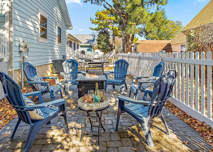 Walk To The At The Blue House! Ev Cgr, Pets! Villa Ocean City